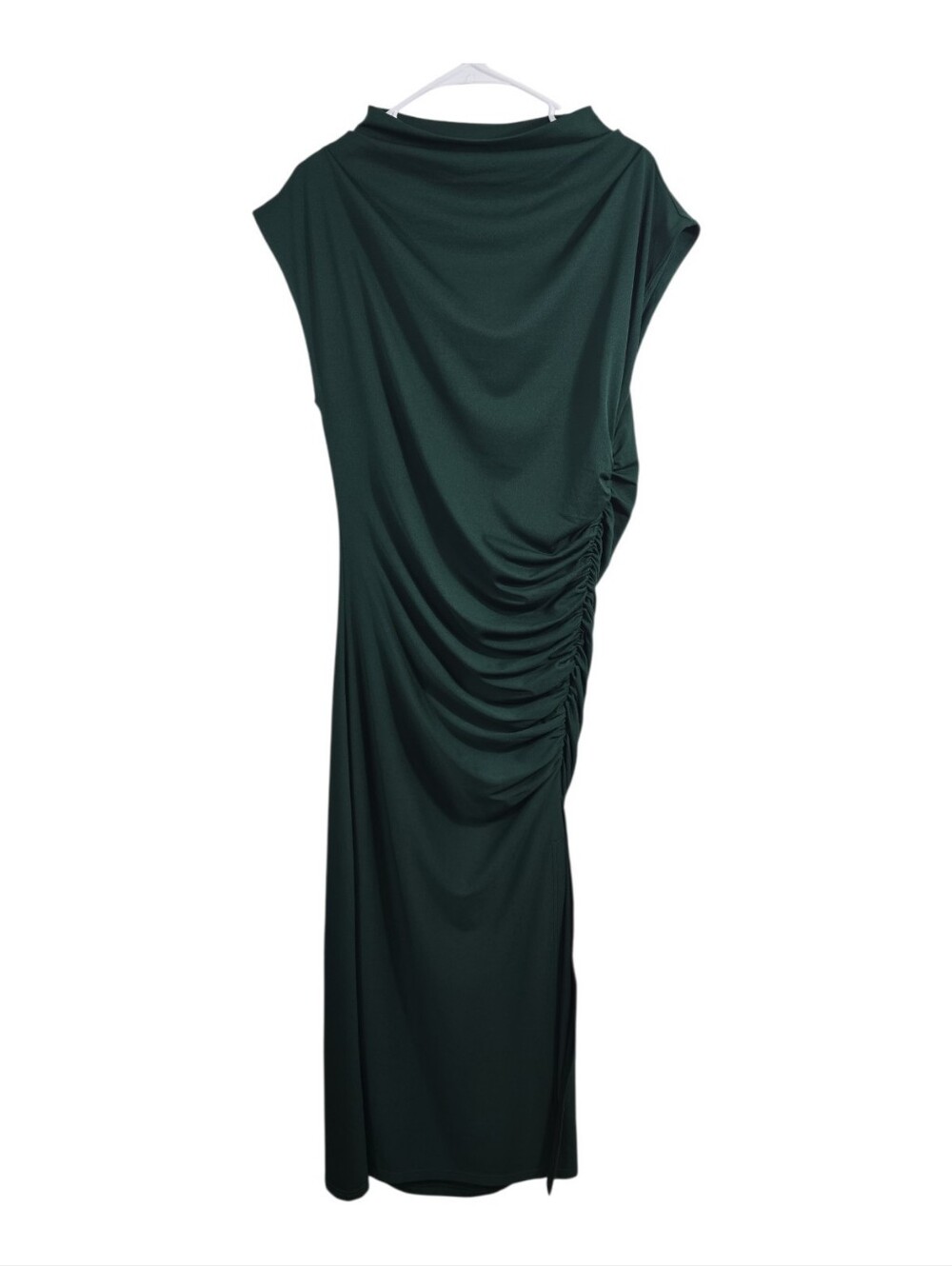 Baltic Born Sasha Ruched Maxi Dress Dark Green Size XL Classical NWT